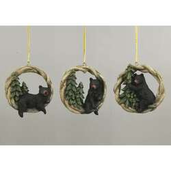 Item 207029 Hanging Black Bear Ornament