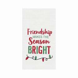 Item 231032 Friendship Makes Season Bright Kitchen Towell