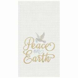 Item 231083 PEACE ON EARTH KITCHEN TOWEL