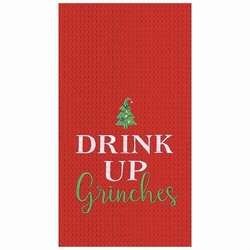 Item 231102 Drink Up Grinches Kitchen Towel