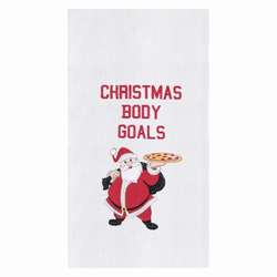 Item 231250 Christmas Body Goals Kitchen Towel