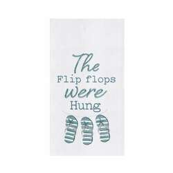 Item 231258 Flip Flops Were Hung Kitchen Towel