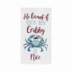 Item 231299 Crabby Or Nice Kitchen Towel