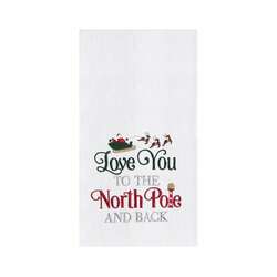 Item 231317 thumbnail To The North Pole And Back Kitchen Towel