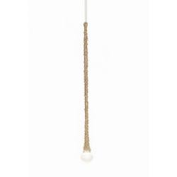 Item 245156 Large Gold Drop Icicle Ornament