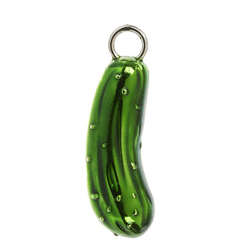 Item 254060 Little Christmas Pickle with Story Card Ornament