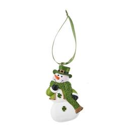 Item 254107 Irish Christmas Snowman Ornament