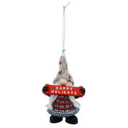 Item 254171 thumbnail Happy Holidays Gnome Ornament