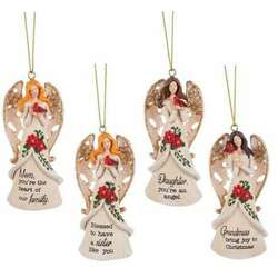 Item 260088 thumbnail Christmas Cardinal Angel Ornament