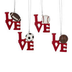 Item 260102 Love Sports Ornament