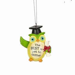 Item 260156 The Best Is Yet to Come Graduation Owl Ornament