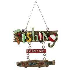Item 260200 Fishing Not Just A Hobby Ornament