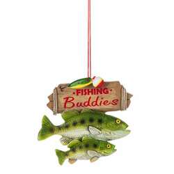 Item 260228 Fishing Buddies Ornament