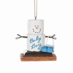 Item 260244 S'mores Baby Boy Ornament
