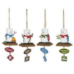 Item 260265 S'more Camp With Dangle Ornament