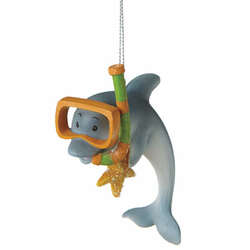 Item 260287 Snorkeling Dolphin Ornament