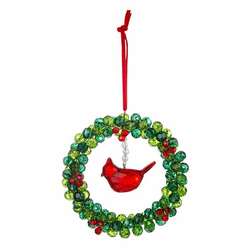 Item 260327 thumbnail Cardinal Berry Wreath Ornament