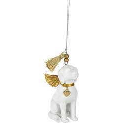 Item 260367 Dog Angel Ornament