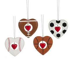 Item 260425 Sport Heart Ornament