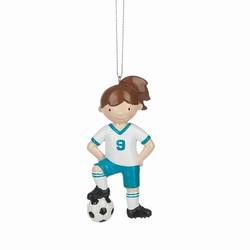 Item 260574 Girl Soccer Player Ornament