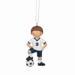 Item 260576 Boy Soccer Player Ornament