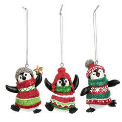 Item 260593 Dressed To Chill Penguin Ornament