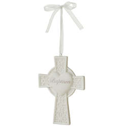 Item 260614 Baptism Cross Ornament