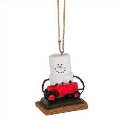 Item 260624 S'mores Tractor Ornament