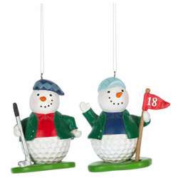 Item 260783 thumbnail Snowman Golfer Ornament