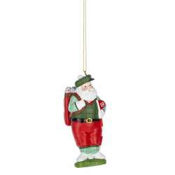 Item 260804 Santa Golfing Ornament