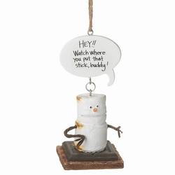 Item 260822 Toasted S'mores Hey Watch Where You Put That Buddy Ornament