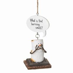 Item 260858 Toasted S'mores What Is That Burning Smell Ornament