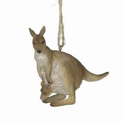 Item 260947 Kangaroo With Baby Ornament