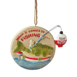 Item 260966 Fishing Ornament