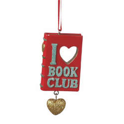 Item 260972 I Heart Book Club Ornament