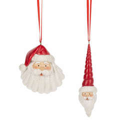 Item 261042 Santa Shell Ornament