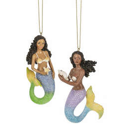 Item 261069 African-American Mermaid Ornament