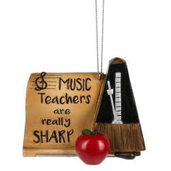 Item 261232 Music Teachers Are Really Sharp Ornament