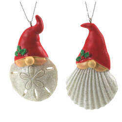 Item 261278 Gnome Seashell/Sand Dollar Ornament