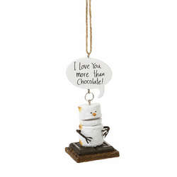 Item 261310 Toasted Chocolate Smore Ornament