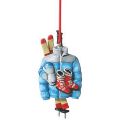 Item 261347 Skiing Gear Ornament