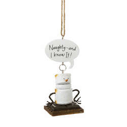 Item 261372 Toasted Naughty Smore Ornament