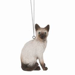 Item 261680 Siamese Cat Ornament