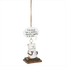 Item 261699 Toasted S'mores Weakness Ornament