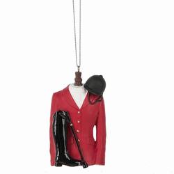 Item 261721 Red Equestrian Jacket Ornament