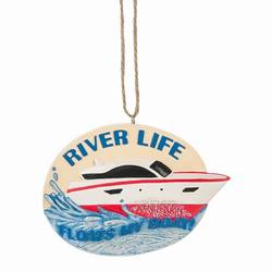 Item 261792 River Life Float My Boat Ornament