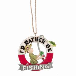 Item 261812 I'd Rather Be Fishing Ornament