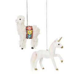Item 261859 Llama/Unicorn Ornament