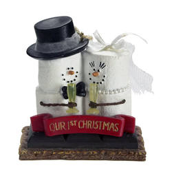 Item 261911 Our First Christmas S'mores Couple Ornament