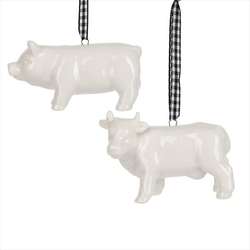 Item 261969 Pig/Cow Ornament